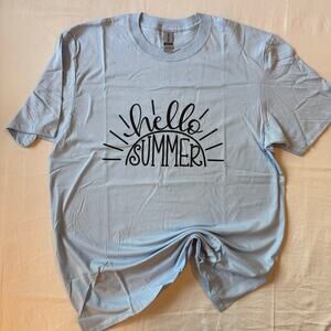 Hello Summer Graphic T-Shirt - Size Large - New